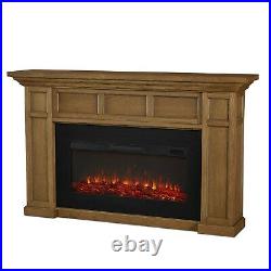 RealFlame Alcott Electric Fireplace X-wide 6 Color Infrared Firebox English Oak