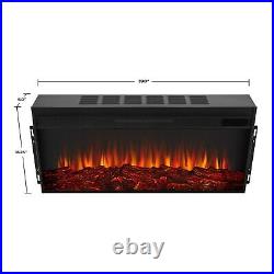 RealFlame Alcott Electric Fireplace X-wide 6 Color Infrared Firebox English Oak