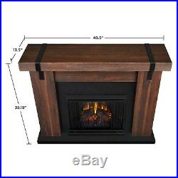 RealFlame Aspen Electric Fireplace Heater Chestnut or Gray