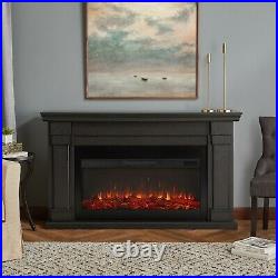 RealFlame Carlisle Electric Fireplace X-wide 6 Color IR Firebox Gray or Oak