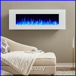 RealFlame DiNatale Hanging Fireplace 50 Electric Wall Unit RealFlame 2 Colors