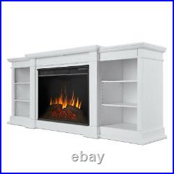 RealFlame Electric Fireplace Eliot Grand Media Infrared X-Lg Firebox White