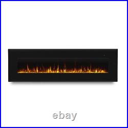 RealFlame Electric Wall Fireplace Corretto 72 Hanging Unit Real Flame Black
