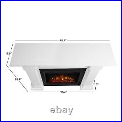 RealFlame Hillcrest Electric Fireplace Infrared Heater White