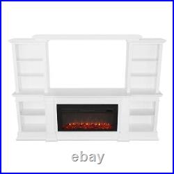 RealFlame Monte Vista Fireplace 6 Color Infrared Electric Media Unit White