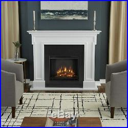 RealFlame Thayer Electric Fireplace Heater Real Flame White