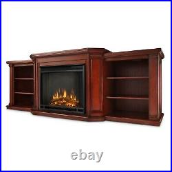 RealFlame Valmont Electric Fireplace Infrared Entertainment Center Dark Mahogany
