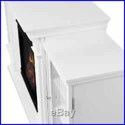 Real Flame 67 Calie Entertainment Unit with Electric Fireplace, Large in White