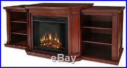 Real Flame 7930E-CO Valmont Electric Entertainment Center Chestnut Oak NEW