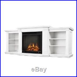 Real Flame 7930E-W Valmont Entertainment Electric Fireplace In White NEW