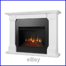 Real Flame 8011E-W Callaway Grand 63-inch Electric Fireplace in White, Large New