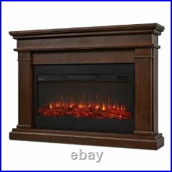 Real Flame Beau Electric Fireplace in Dark Walnut
