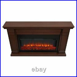 Real Flame Carlisle Electric Fireplace in Chestnut Oak