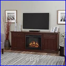 Real Flame Cassidy Entertainment Center Electric Fireplace Chestnut Oak NEW
