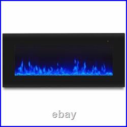 Real Flame Corretto 40 Wall Mounted Electric Fireplace in Black