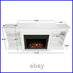 Real Flame Electric Fireplace Ashton Grand Infrared X-Lg Firebox Oak