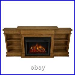 Real Flame Electric Fireplace Ashton Grand Infrared X-Lg Firebox Oak