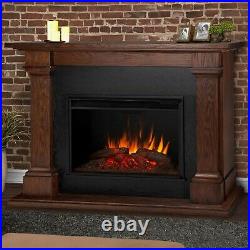 Real Flame Electric Fireplace Callaway Grand Infrared X-Lg Firebox Chestnut Oak