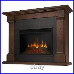Real Flame Electric Fireplace Callaway Grand Infrared X-Lg Firebox Chestnut Oak