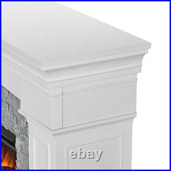 Real Flame Electric Fireplace Deland Grand Infrared X-Lg Firebox White