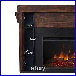 Real Flame Electric Fireplace Gunnison Grand Infrared X-Lg Firebox Chestnut