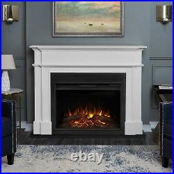 Real Flame Electric Fireplace Harlan Grand Infrared X-Lg Firebox White