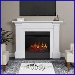 Real Flame Electric Fireplace Manus Grand Infrared X-Lg Firebox White
