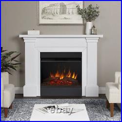 Real Flame Electric Fireplace Manus Grand Infrared X-Lg Firebox White