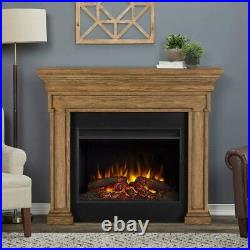 Real Flame Emerson Grand Electric Fireplace in White