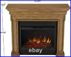 Real Flame Emerson Grand Electric Fireplace in White