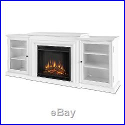 Real Flame Frederick White 72 in. L x 15.5 in. D x 30.1 in. H Electric Entertain