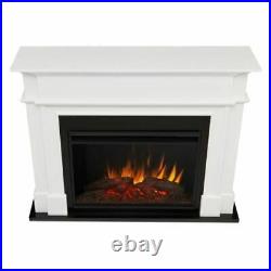 Real Flame Harlan 55.13 (W) Grand Electric Fireplace White