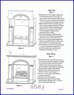 Real Flame JENSEN COMPANY Fireplace Furniture using Jel fuel or Electric log