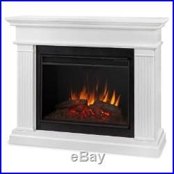 Real Flame Kennedy 56 in. Grand Series Electric Fireplace in White, 8070E-W New
