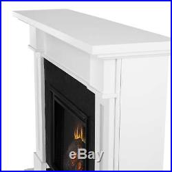 Real Flame Kipling White 53.5 in. L x 13.7 in. W x 41.5 in. H Electric Fireplace