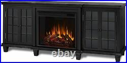 Real Flame Marlowe Electric Entertainment Fireplace in Black