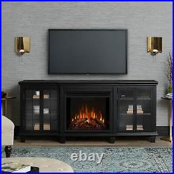 Real Flame Marlowe Electric Entertainment Fireplace in Black