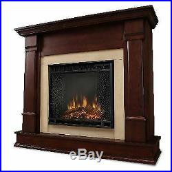 Real Flame Silverton Dark Mahogany Electric Fireplace 48 L