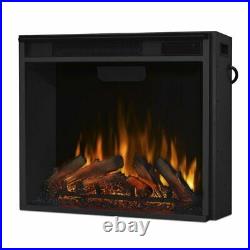 Real Flame Silverton Indoor Electric Fireplace in Black