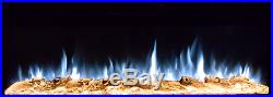 Recessed or Wall Mounted Electric Fireplace 36 With Changeable Flame Colors
