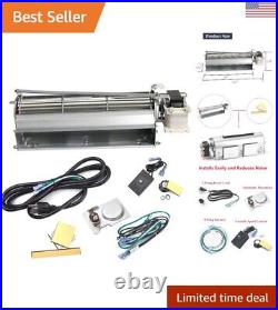 Replacement Fireplace Blower Kit Quiet Operation, Variable Speed Control