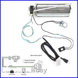 Replacement Fireplace Blower Kit for Heatilator, Majestic, Temco Fireplaces