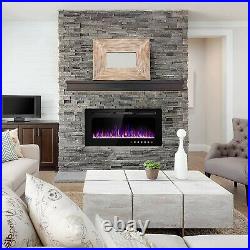 SUNNY FLAME 36 Inch Electric Fireplace Insert and Wall Mounted Open Box