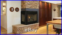 SUPERIOR DRT40CLD 40 Direct Vent Gas Fireplace Traditional CORNER UNIT 2 Sides