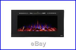 Sideline 40 80027 40 Recessed Electric Fireplace