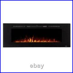 Sideline 60 Recessed/Wall Mount Electric Fireplace