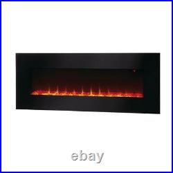 SunHeat 42 Wall Mount Infrared Fireplace with optional table stand with Remote