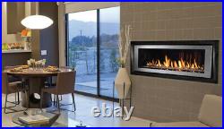 Superior DRL6542 Linear Direct Vent Gas Fireplace with Remote & Porcelain Interior