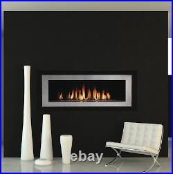 Superior DRL6554 Linear Direct Vent Gas Fireplace with Remote & Porcelain Interior