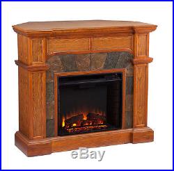 TV Stand With Fireplace Electric Corner Media Center Indoor Wall Logs Console